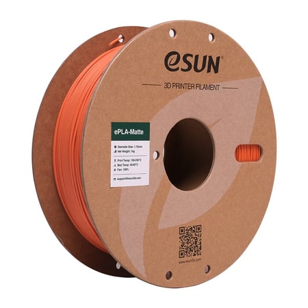 filament فلمنت  eSUN PLA-Matte Tangerine