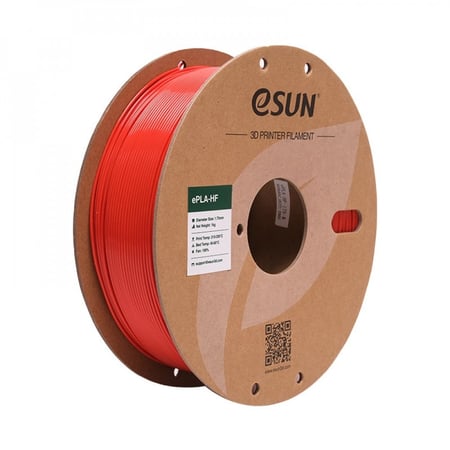 filament فلمنت eSUN PLA-HS Red high speed سرعة عالية