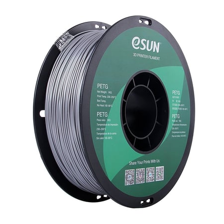 filament فلمنت eSUN PETG Solid Silver