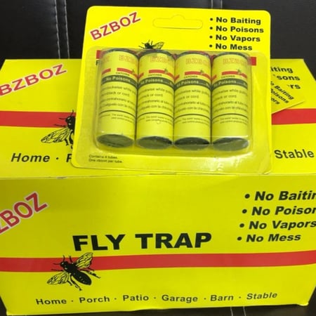 4 كروت من صائد الحشرات الطائرة 16 حبة