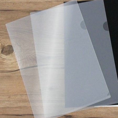 درزن ملفات بلاستيكية شفافة 12 حبة