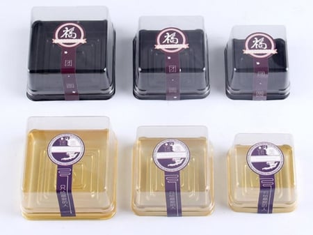 100 علبة حلويات ذهبي صغير