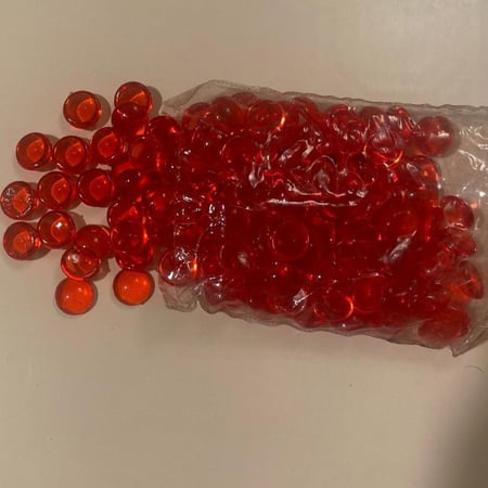 كيس فصوص خرز كرستالي