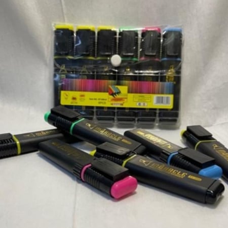 اقلام تظليل 6 حبة