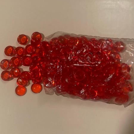 كيس فصوص خرز كرستالي