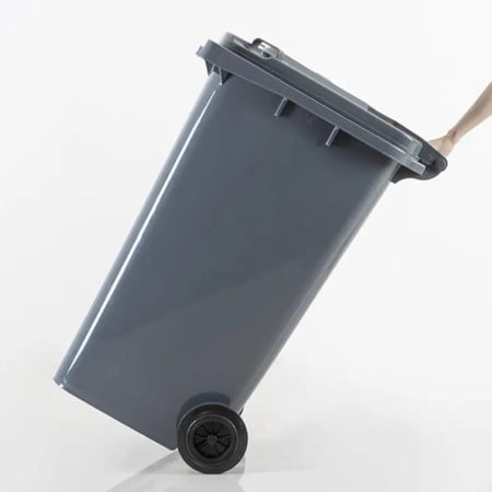 حاوية نفايات بكفرات 120 و 240 لتر