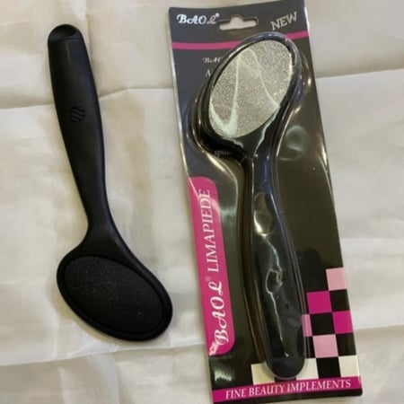 مبرد ومحك اقدام بوجهين ناعم وخشن