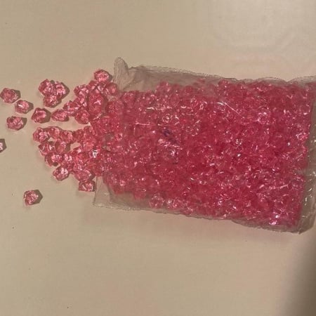 كيس فصوص خرز كرستالي