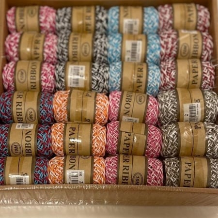 بكرات خيوط كروشيه واعمال فنية 24 حبة