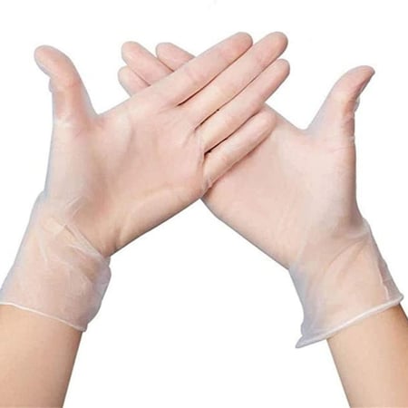 قفازات فينيل 40 حبة