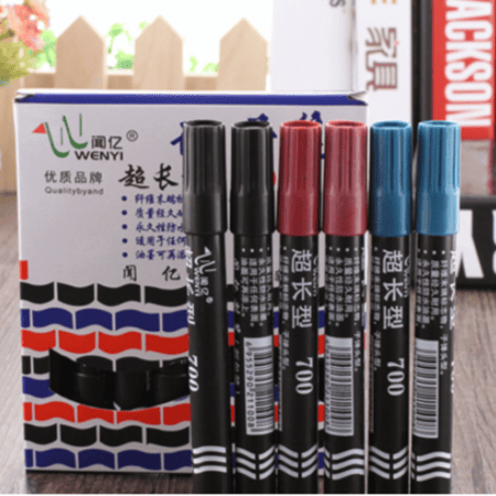 8 اقلام ماركر غير قابلة للمسح