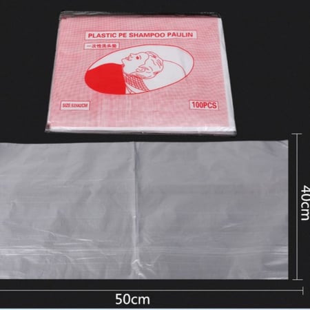 100 واقي كرسي الحلاقة من الصبغة