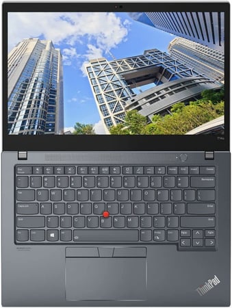 لابتوب لينوفو T14s  معالج Core i7 - رام 16 غيغابايت - حجم القرص 512 غيغابايت –14 بوصة – ويندوز 10 برو- اسود