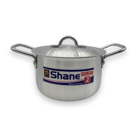 طقم قدور ألمنيوم باكستاني 10 قطع من 16سم الى 26 سم