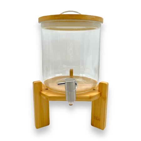 جيك عصير 8 لتر مع حامل خشب