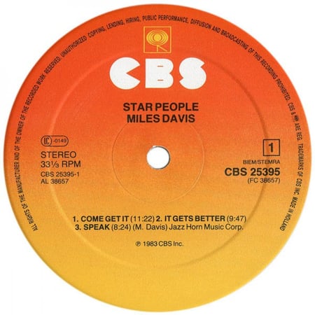 Miles Davis ‎- Star People