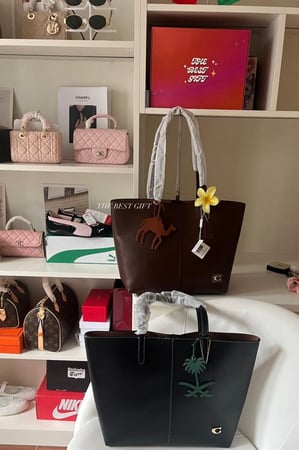 Leather North Tote 32