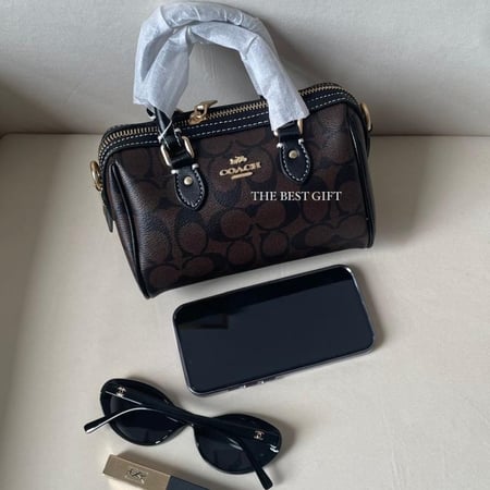 coach rowan satchel mini bag