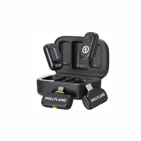 ميكروفون هوليلاند لارك A1 لاسلكي لللهواتف الذكية مع عزل للضجيج ذكي 3 مستويات