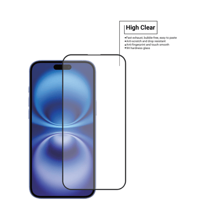 بكج زوندا للايفون 16 ثلاثة في واحد - حماية شفافه