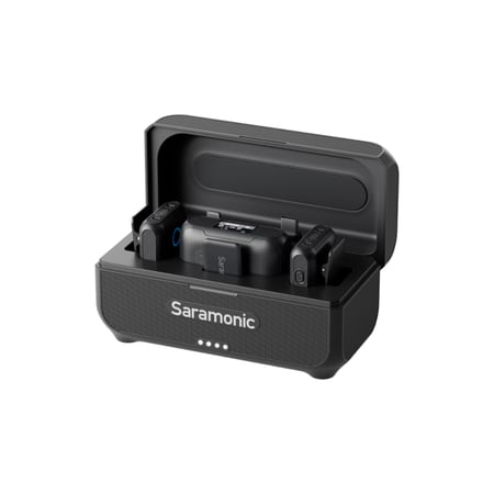 مايك بعدد 2 من سارا مونيك مع لاقط متوافق مع منفذ ايفون ومنفذ تايب سي - Saramonic BLINK500 B2+ Wireless Microphone