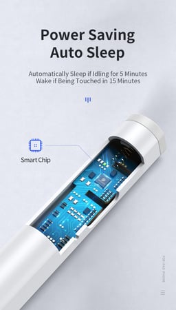 قلم ايباد ذكي - تحكم ورسم من دوكس الداعم لرحة اليد