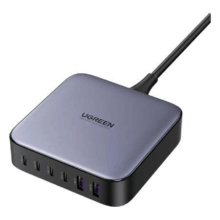 يوجرين نيكسود 200 واط يو اس بي سي شاحن سطح المكتب - أسود