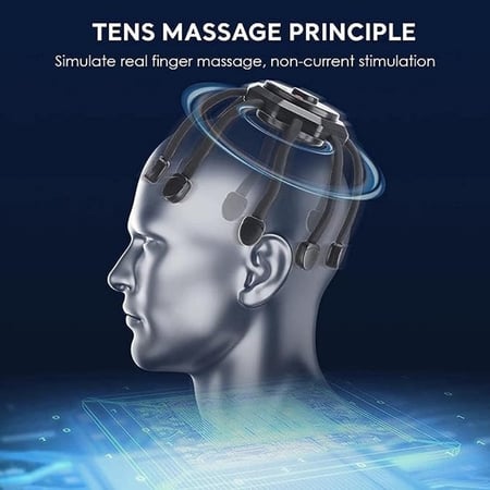 جهاز مساج الرأس اللاسلكي Electric Head Massager