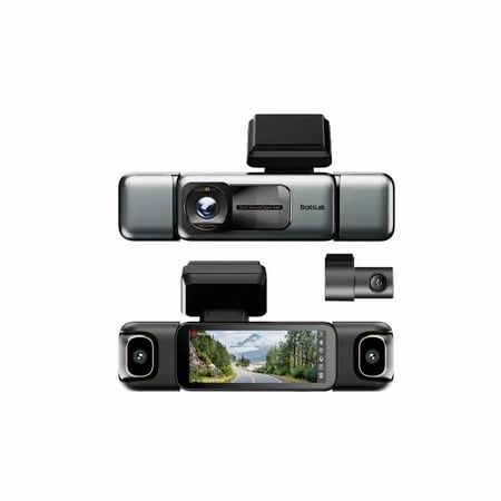 داش كام بوتسلاب G980H كاميرا أمامية بدقة 3K وكاميرتين داخلية وكاميرا خلفية بدقة 1920×1080P مع ذاكرة 128GB