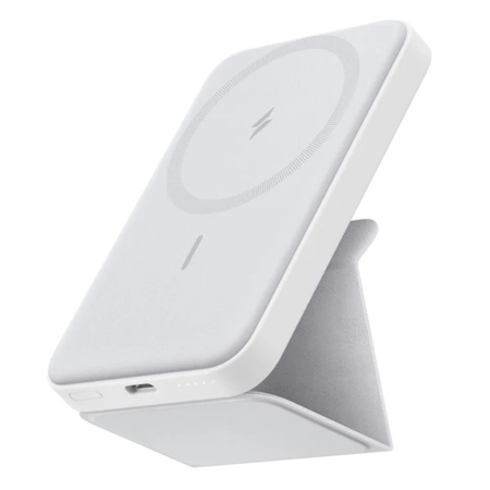 بطارية انكر ماج سيف بسعة 5000 ملي امبير بقوة 12 واط بمنفذ تايب سي - ابيض