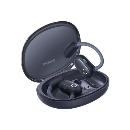 سماعة أذن لاسلكية Eli مفتوحة الأذن مقاومة للماء IPX4 من بيسوس- اسود