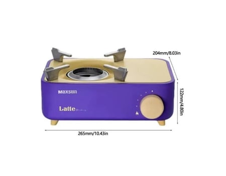 موقد غاز صغير من سلسلة Maxsun Latte مع نظام قفل مغناطيسي