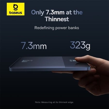 Blade2 باور بانك بيسوس ذكي بقدرة 65 واط بسعة 12000 مللي أمبير - ماريانا الأزرق