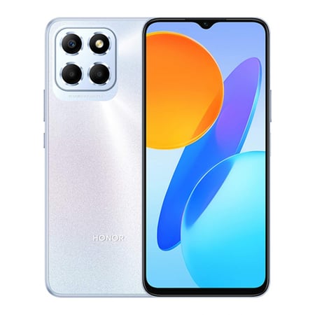 هاتف جوال هونر8x HONOR X8 بسعة 128 جيجا 6جيجا رام G5 لون سلفر