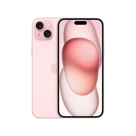 هاتف جوال IPhone 15 plus  ايفون 15 بلس 128 جيجا بايت لون زهري