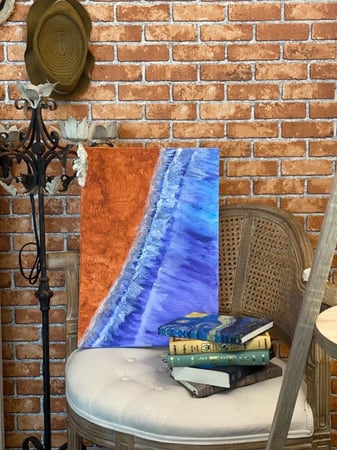 لوحة شاطي البحر