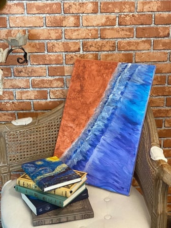 لوحة شاطي البحر