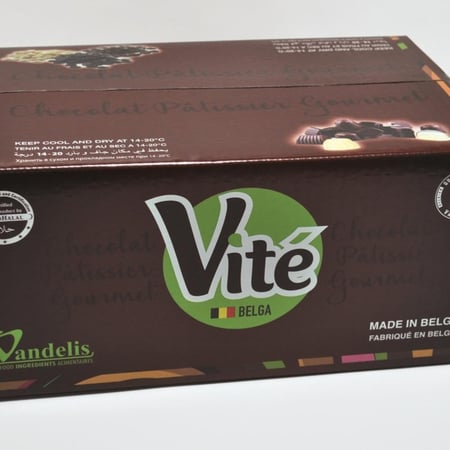 شوكولاتة حبيبات حليب بلجيكي (36%) 10 كجم  vite  فيت -