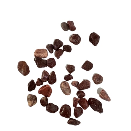 حجر زينة بني داكن