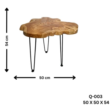طاولة خشبة عصرية لديكور المنازل السعودية بأناقة فريدة