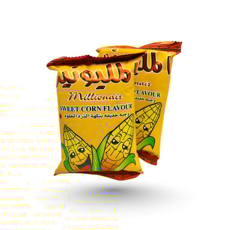 المليونير اصابع الذرة الحلوة كيس كبير 16 حبة