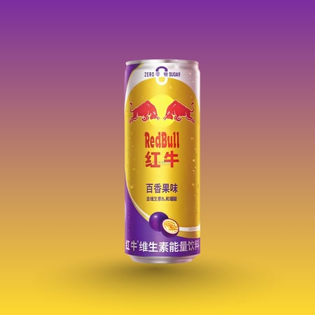 ريدبول ياباني باشن فروت خالي من السكر