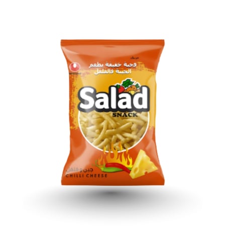 سلطة سناك عائلي وجبة خفيفة بطعم الجبنة والفلفل
