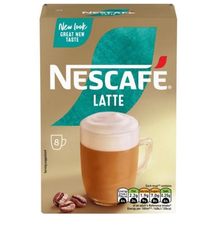 علبة نسكافيه لاتيه - 7x ظرف مستورد