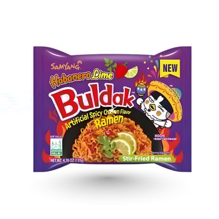 ساميانج نودلز بولداك رامين هابينيرو ليمون