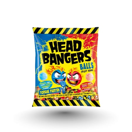 Head bangers حلاوة مصاص كولا- فراولة - توت