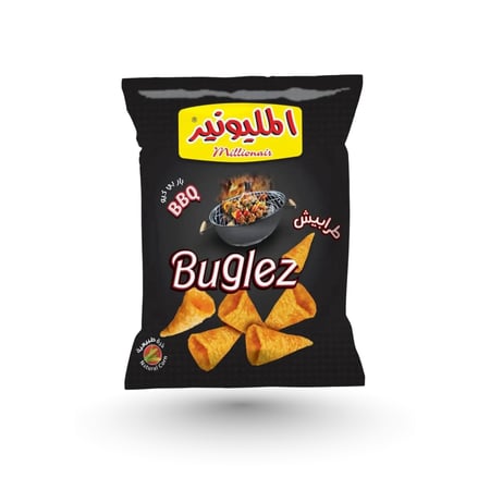 المليونير طرابيش بنكهة الباربكيو كيس كبير 14 حبة