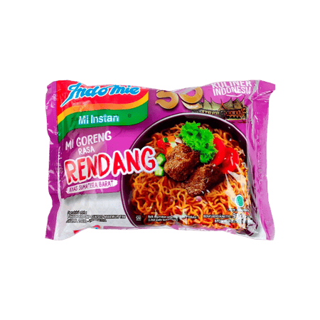 إندومي مستورد مي جورينج رندانق بنكهة اللحم Indomie Mi Goreng Rasa Renda