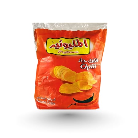 المليونير شيبس الحار كيس كبير 14 حبة