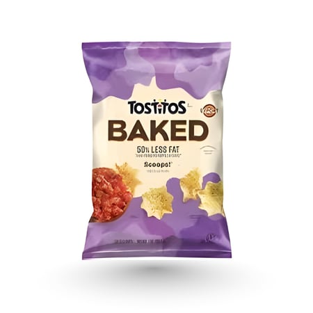 شبس توستيتوس الأمريكي مطبوخ ٥٠٪ دهون اقل مناسب للتغميس 198g